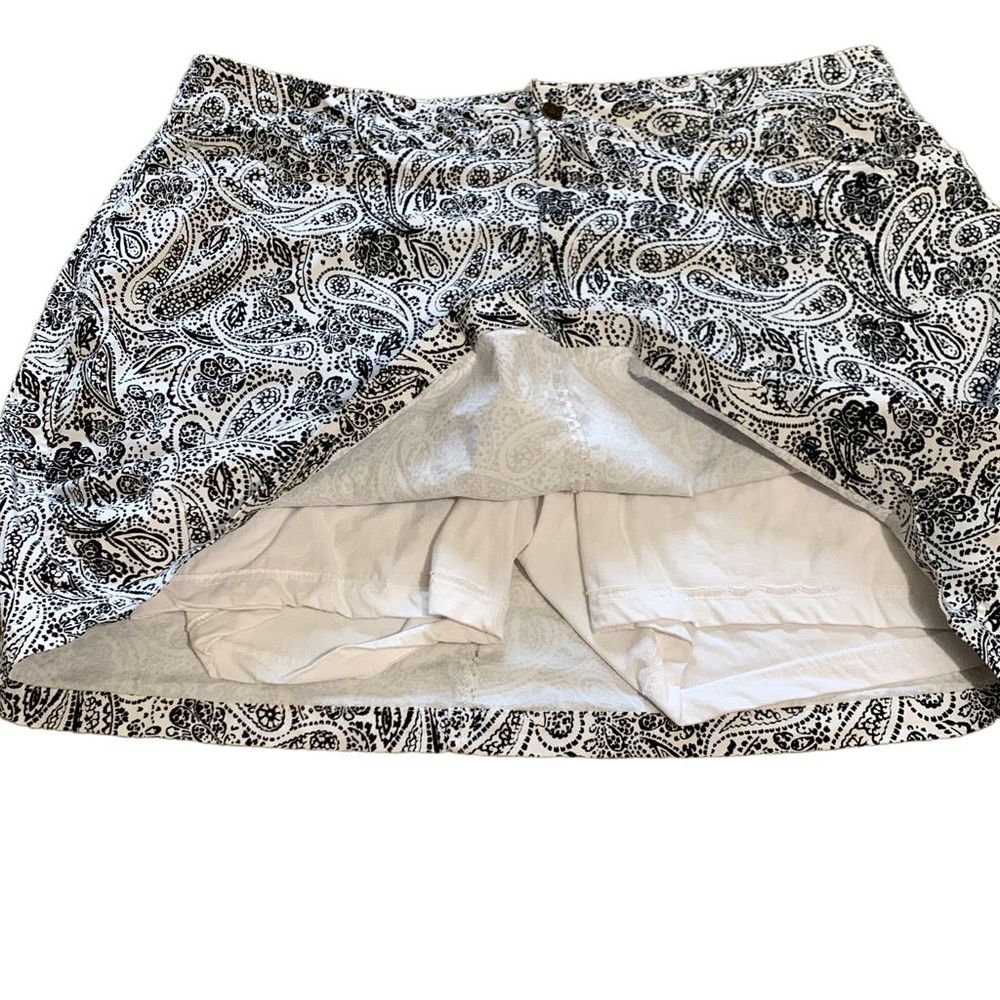 Women Within Black & White Print Skirt Size 22W - Picture 4 of 7